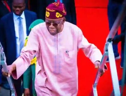 Tinubu to Leave France for South Africa