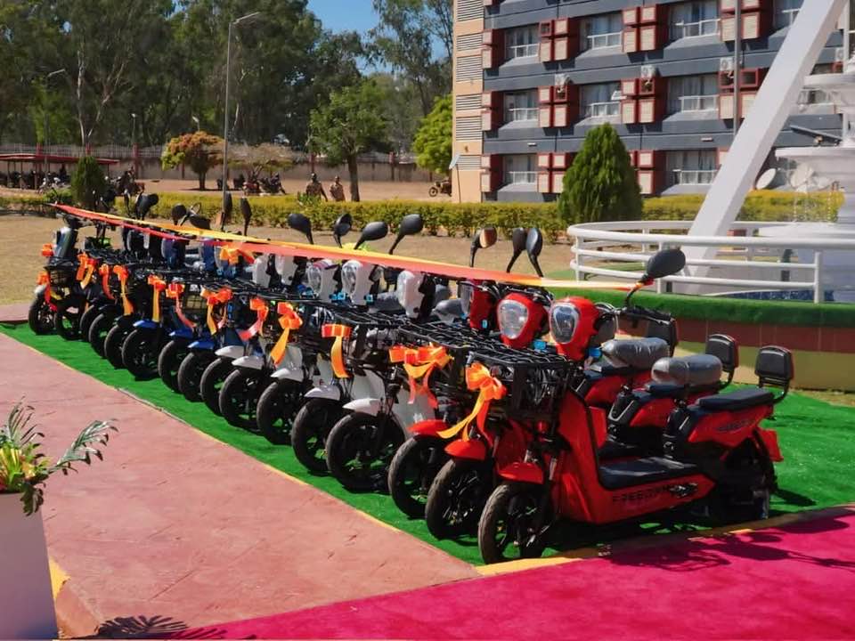 Nigerian Army Honors Outstanding Soldiers with Electric Motorcycles