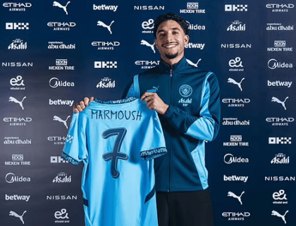 Manchester City Signs Egyptian Striker Omar Marmoush from Frankfurt for £59m