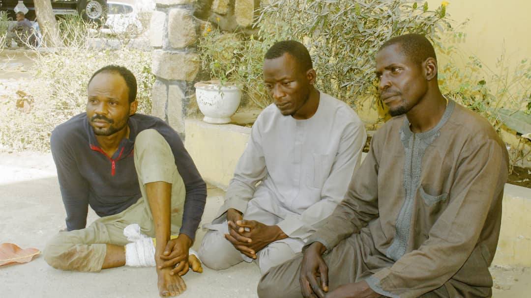 Kano Police Parade Suspects Who Kidnapped and Killed Gombe Ex-Perm Sec After Receiving Ransom