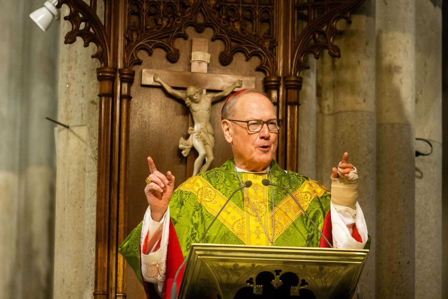 Hundreds Gather at Cathedral to Pray for Pope Francis Amid Double Pneumonia Battle