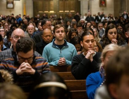 Hundreds Gather at Cathedral to Pray for Pope Francis Amid Double Pneumonia Battle