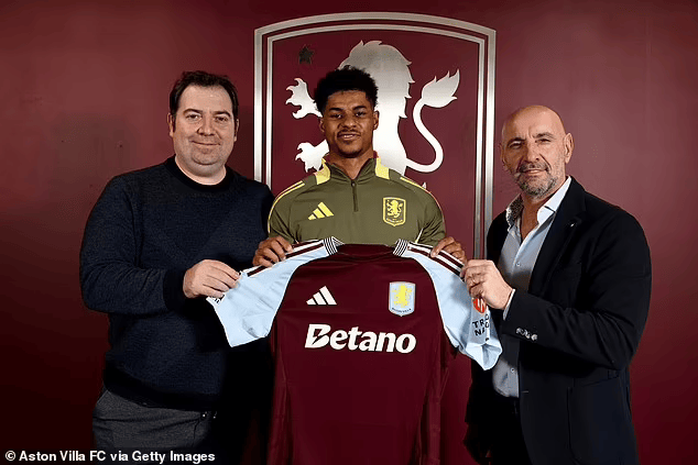 Marcus Rashford Joins Aston Villa on Loan After Leaving Manchester United