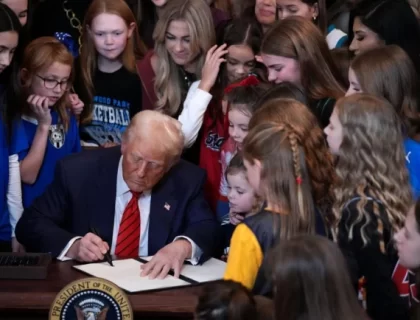 President Trump Signs Executive Order Banning Transgender Women from Women’s Sports in the US