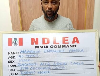 Nollywood Filmmaker Sentenced to Five Years in Prison for Drug Trafficking
