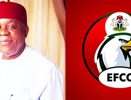 EFCC Arraigns Ex-Governor Theodore Orji, Son, and Two Others Over N60.85bn Fraud Allegations