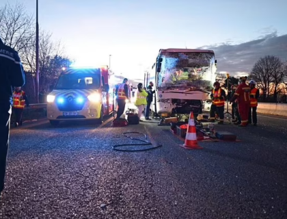 36 Soldiers Injured as Four Buses Carrying Over 100 Military Officers Crash Near Paris