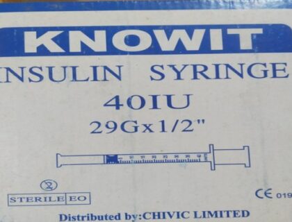 NAFDAC Alerts Nigerians to Fake Knowit Insulin Syringes in Circulation
