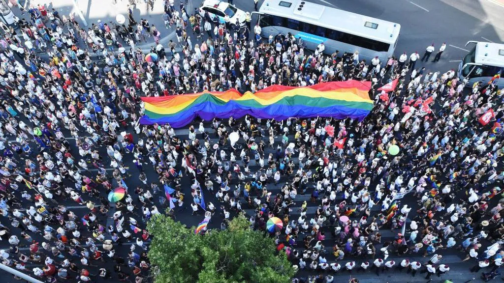 Image of Pride march in Budapest (2019)