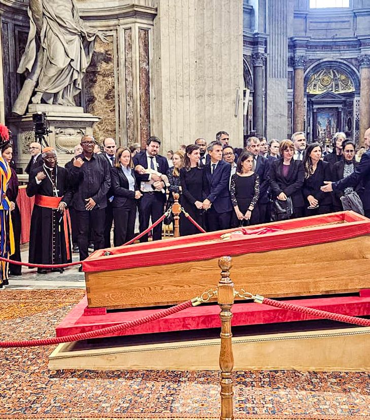 Peter Obi Attends Lying-In-State of Late Pope Francis in Rome (Photos)