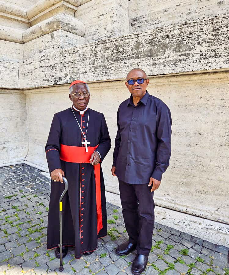 Peter Obi Attends Lying-In-State of Late Pope Francis in Rome (Photos)