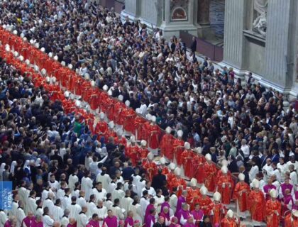 133 Cardinals Gather at St. Peter’s Basilica for Mass Ahead of Conclave to Elect Successor to Late Pope Francis