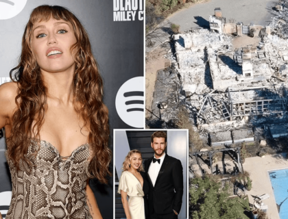 Singer Miley Cyrus Says She’s Grateful the House She Shared with Ex-Husband Liam Hemsworth Burned Down