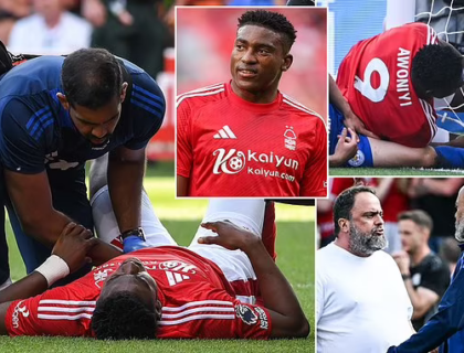 Nottingham Forest Striker Taiwo Awoniyi Undergoes Emergency Surgery After Playing With Injury From Goalpost Collision