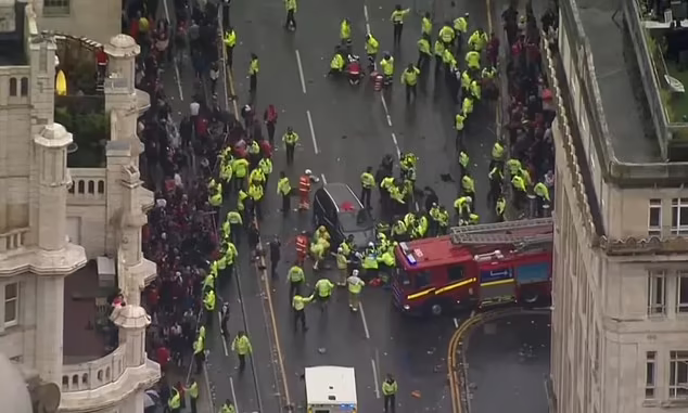 Tragedy Strikes Liverpool Victory Parade as Car Ploughs into Celebrating Crowd, Injuring Dozens
