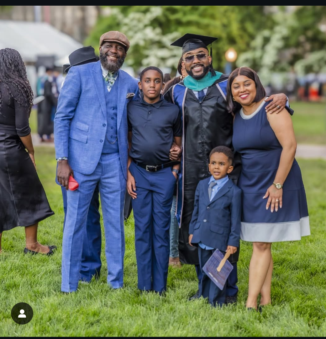 Singer Banky W Shares Photos From Graduation Ceremony At Georgetown University, U.S.
