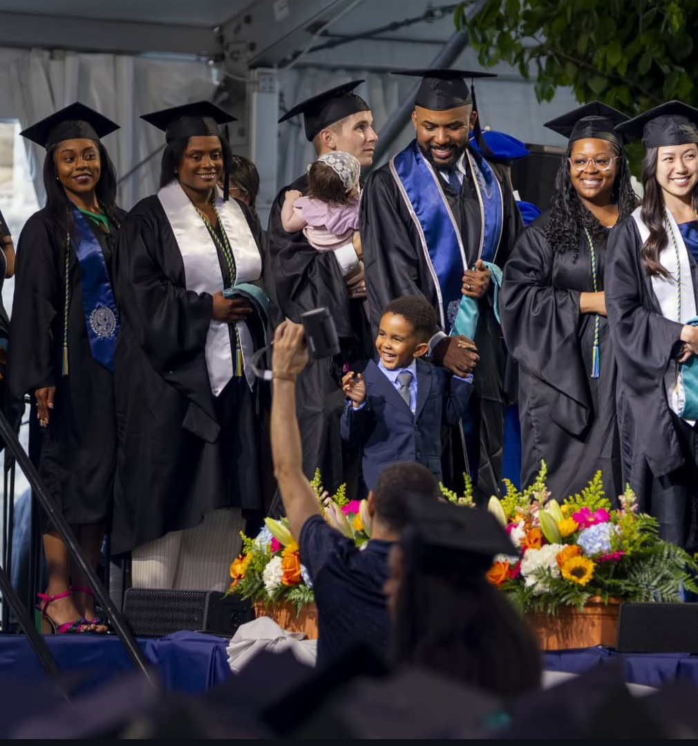 Singer Banky W Shares Photos From Graduation Ceremony At Georgetown University, U.S.
