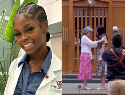 Emotional Moment Sister of Slain Student Tamilore Odunsi Receives Her Award After Tragic Death (Video)