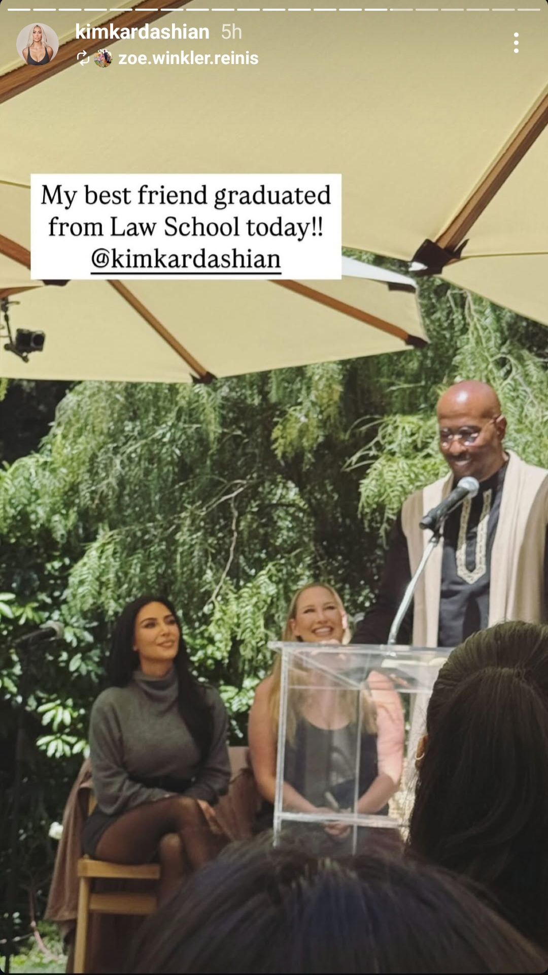 Kim Kardashian Graduates From Law School After Six Years Of Study
