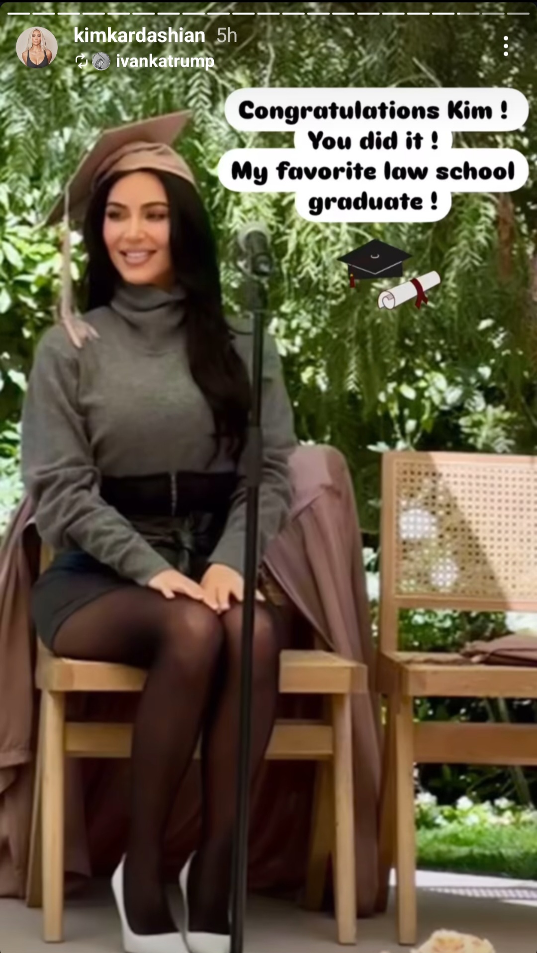 Kim Kardashian Graduates From Law School After Six Years Of Study
