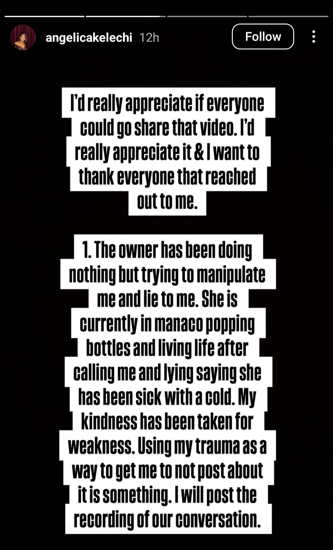 Content Creator Accuses Khloe Abiri's Spa of Sexual Assault, Shares Alleged Voice Note