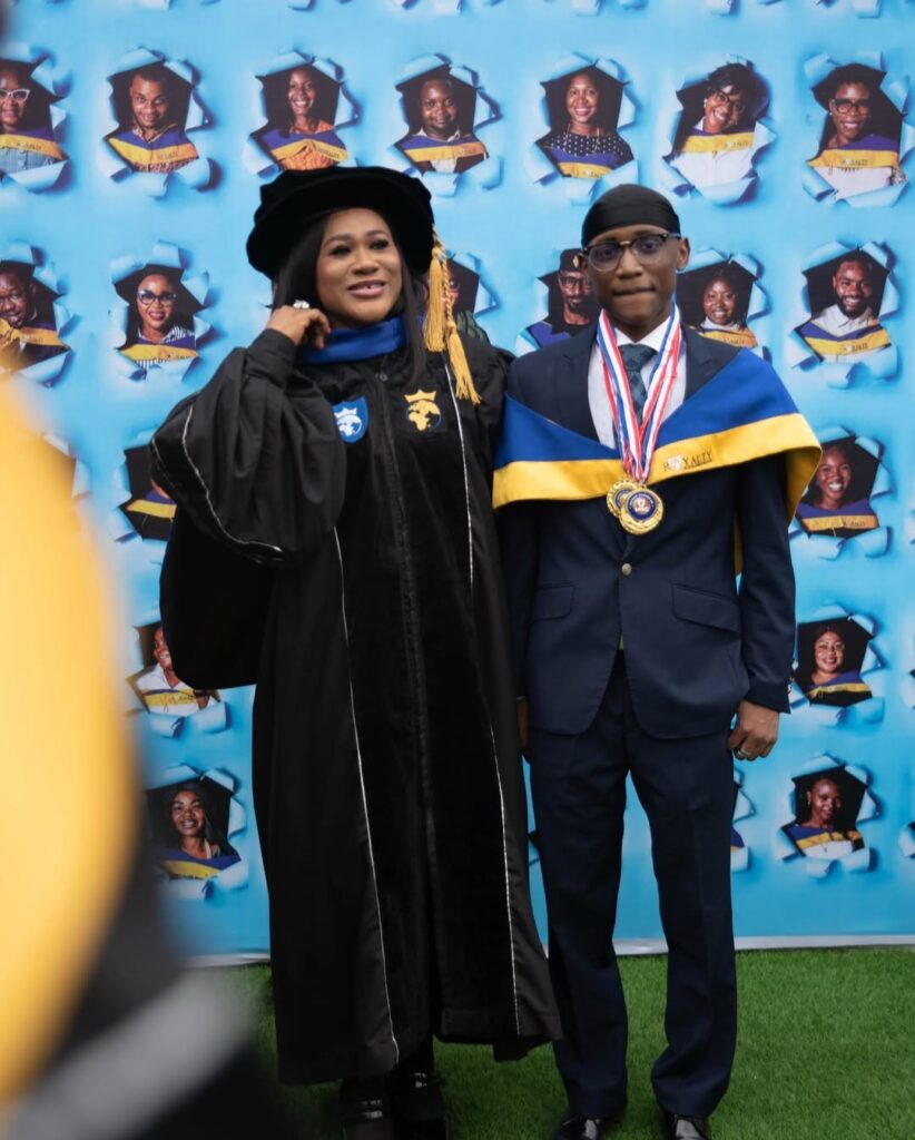 Nino Idibia, Son Of 2Baba, Graduates Top Of Class From Maturity Bible Course