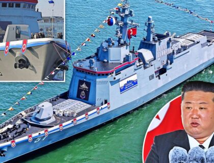 Kim Jong-un’s New North Korean Warship Capsizes And Sinks In His Presence