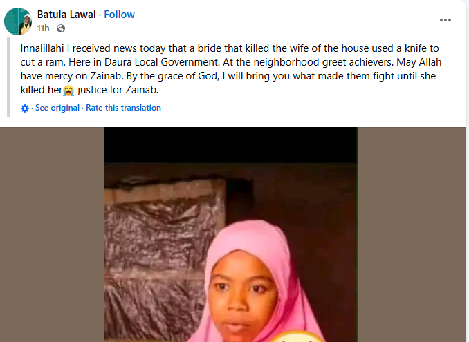 Woman Arrested For Fatally Stabbing Co-Wife In Katsina