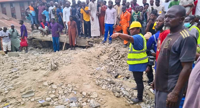 One Dead, Three Injured In Lagos Building Collapse