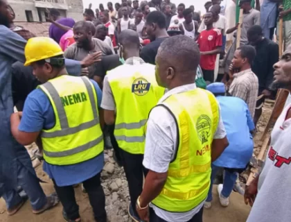 One Dead, Three Injured In Lagos Building Collapse