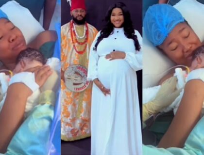 Yul Edochie And Judy Announce Birth Of Baby Girl Named Universal Storm Ifeyinwa