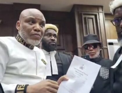 DSS Witness Tells Court: No Terrorism Weapon Found On Nnamdi Kanu During Lagos Arrest