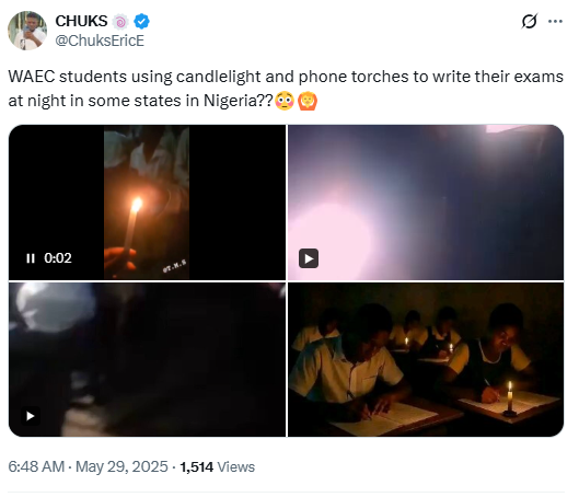 Students Write WAEC Amid Blackout and Insecurity, Sparking Outrage
