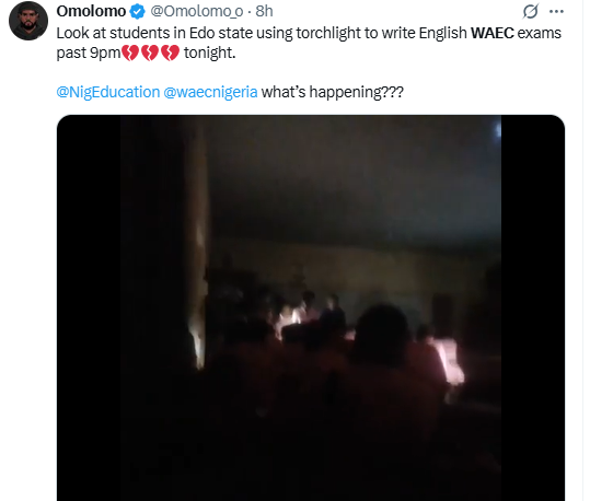 Students Write WAEC Amid Blackout and Insecurity, Sparking Outrage
