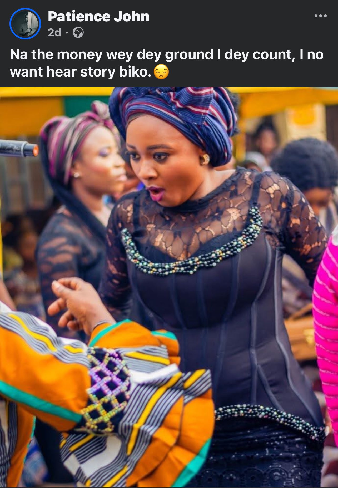 Nigerian Woman Posts Wedding Photos With Witty Captions That Perfectly Match Her Expressions
