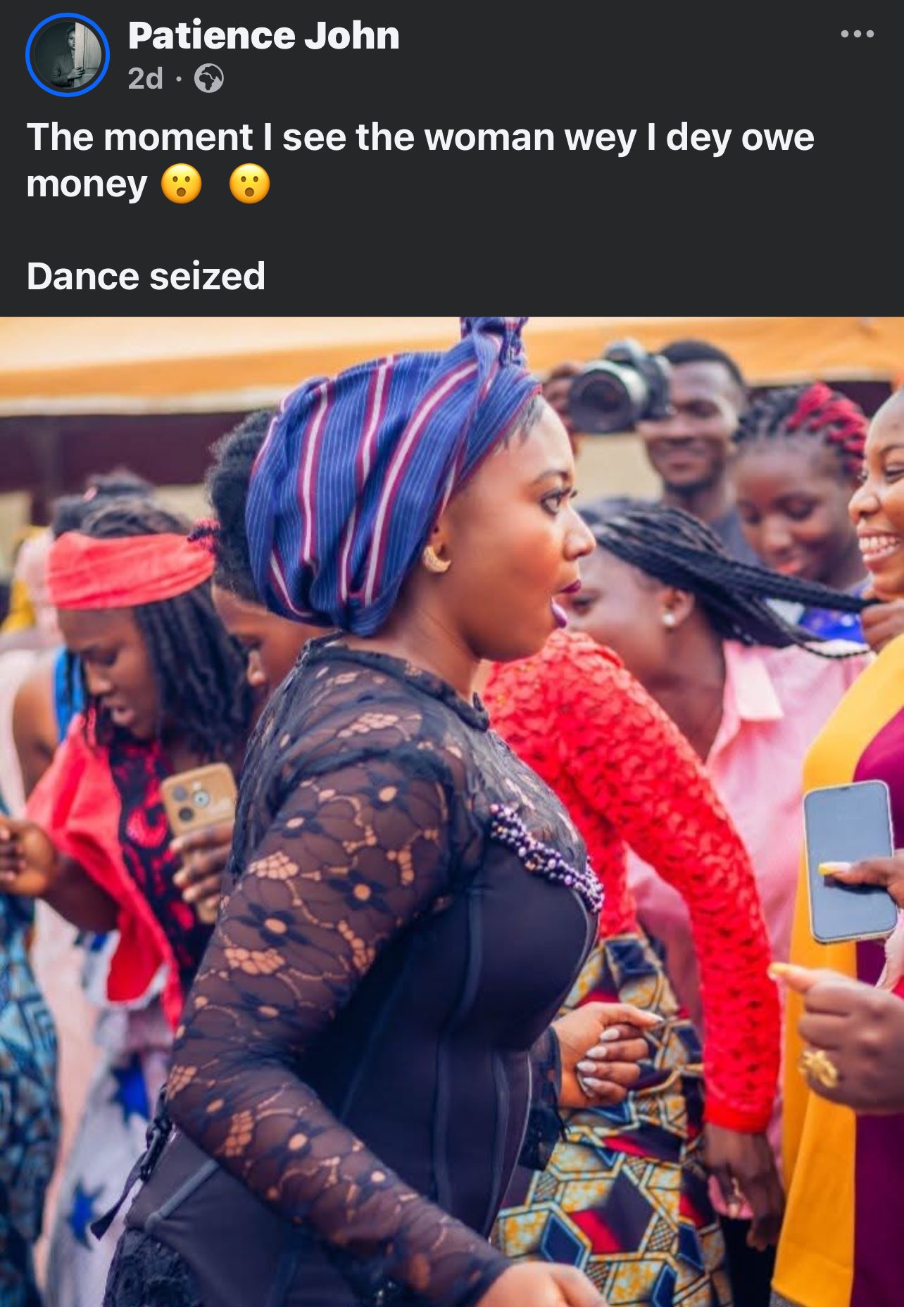 Nigerian Woman Posts Wedding Photos With Witty Captions That Perfectly Match Her Expressions
