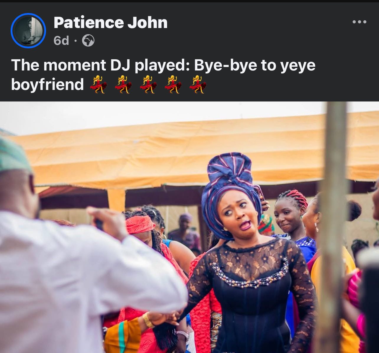 Nigerian Woman Posts Wedding Photos With Witty Captions That Perfectly Match Her Expressions

