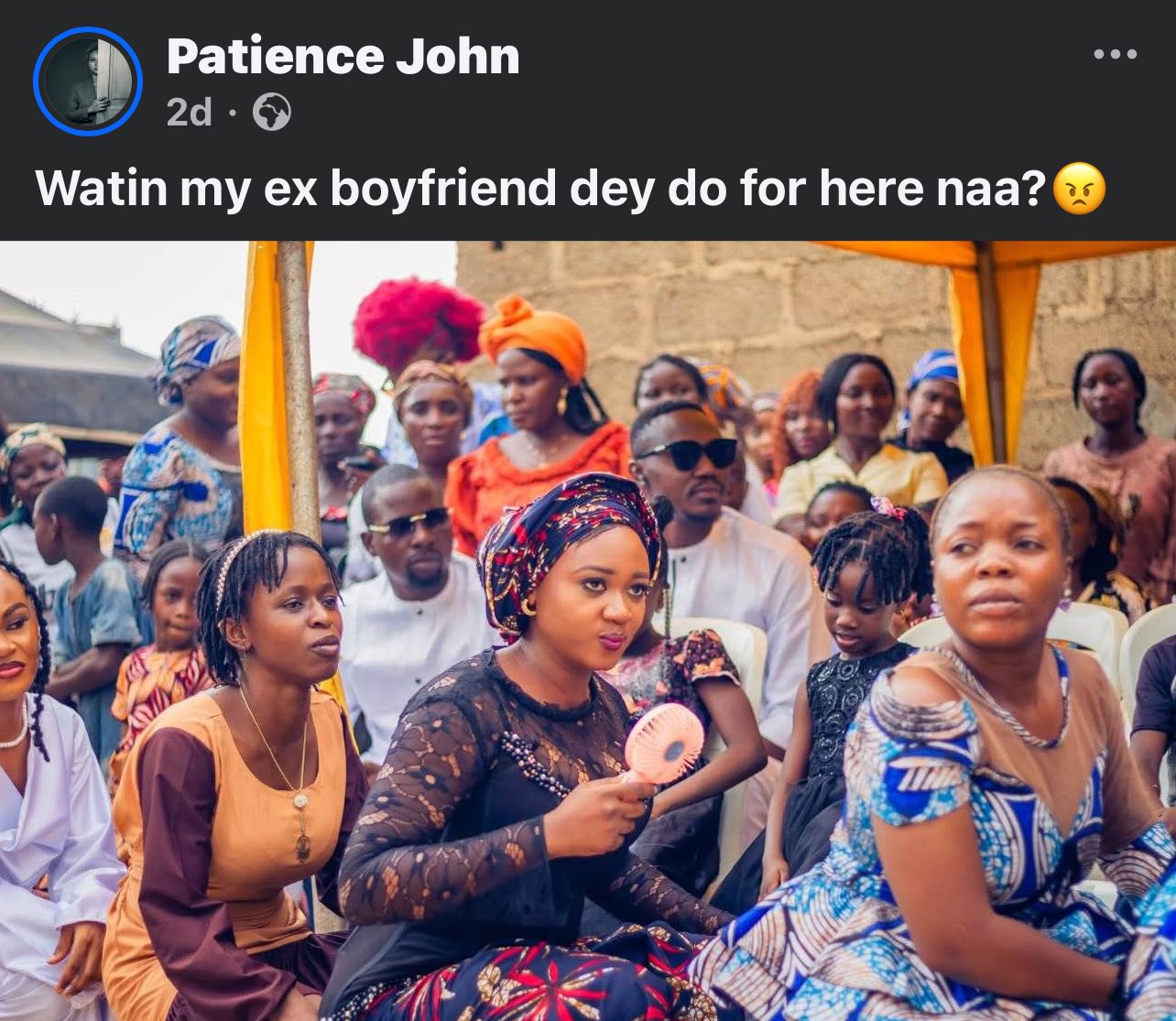 Nigerian Woman Posts Wedding Photos With Witty Captions That Perfectly Match Her Expressions

