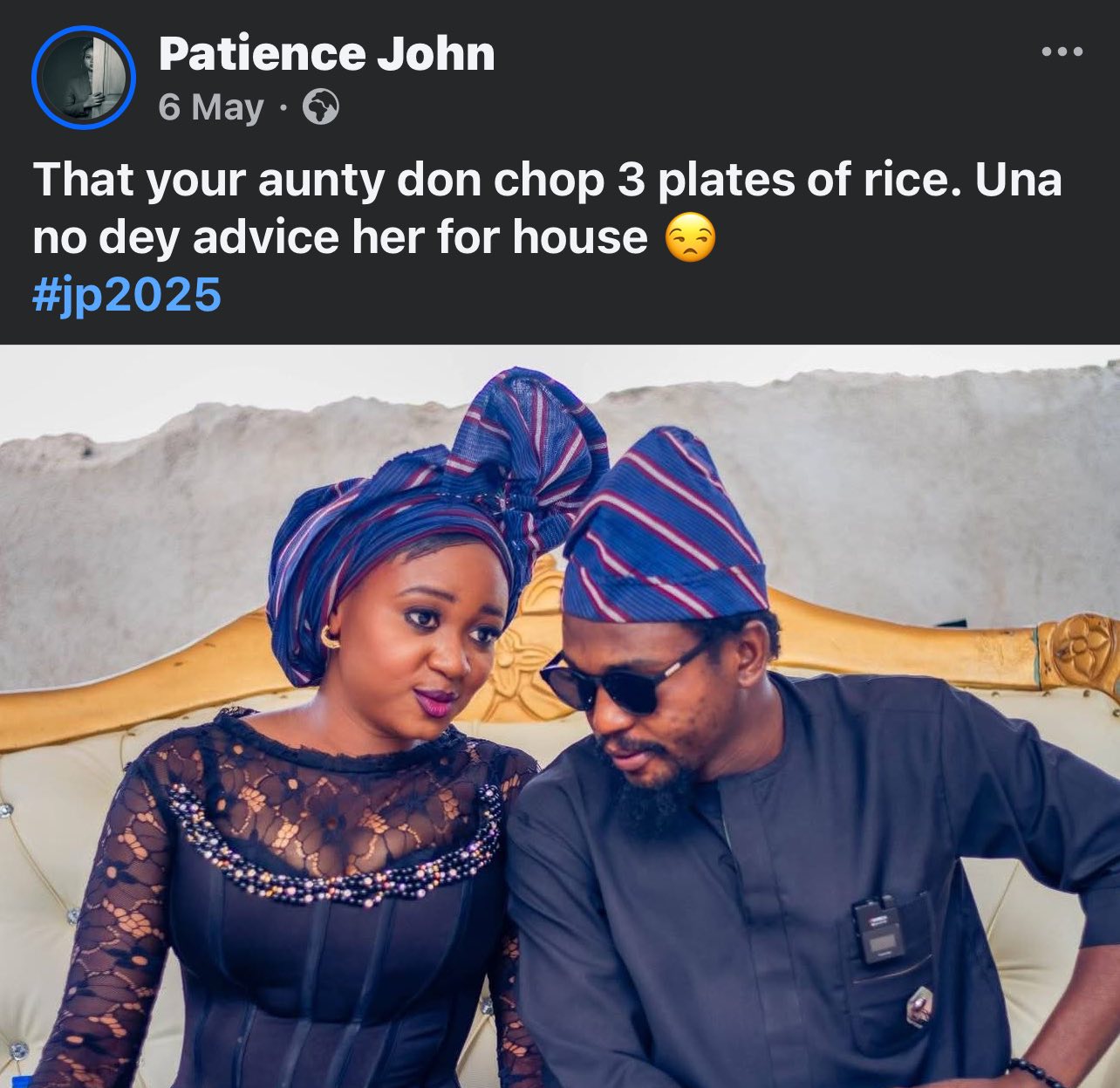 Nigerian Woman Posts Wedding Photos With Witty Captions That Perfectly Match Her Expressions
