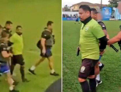 Football Referee Arrested Mid-Match as Police Storm Pitch in Bulletproof Vests