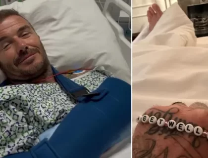 Football legend, David Beckham in hospital with mystery injury
