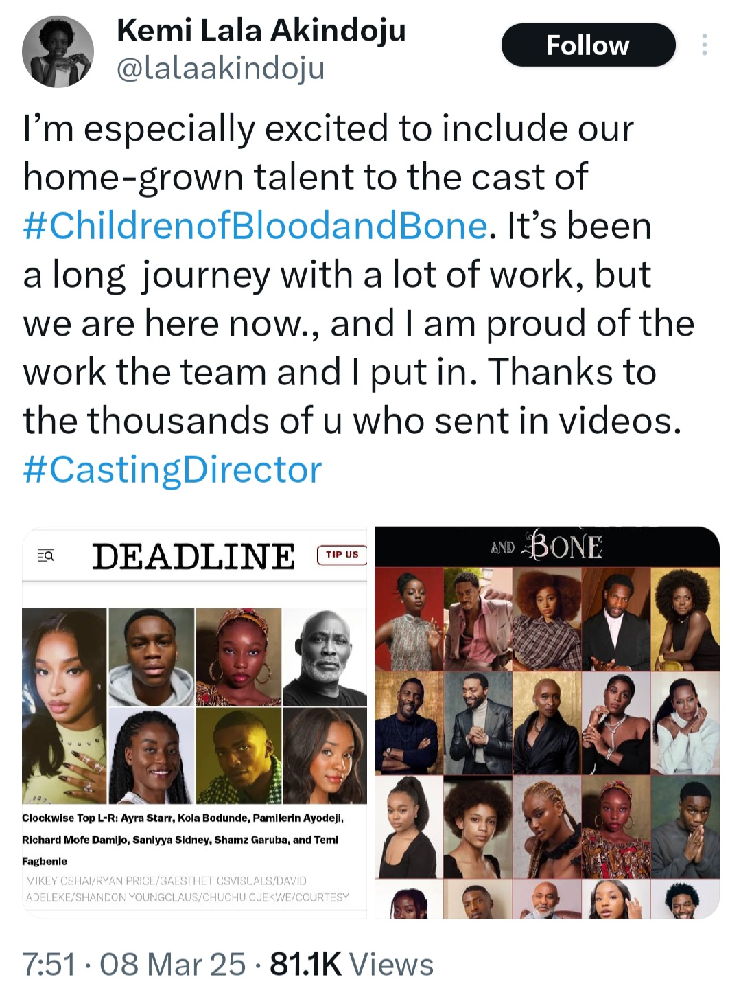 Ayra Starr Looks Back on Acting Debut with Idris Elba, Viola Davis, and More
