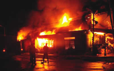 Lagos Landlady Denies Fuel Station Fire Originated From Her Property