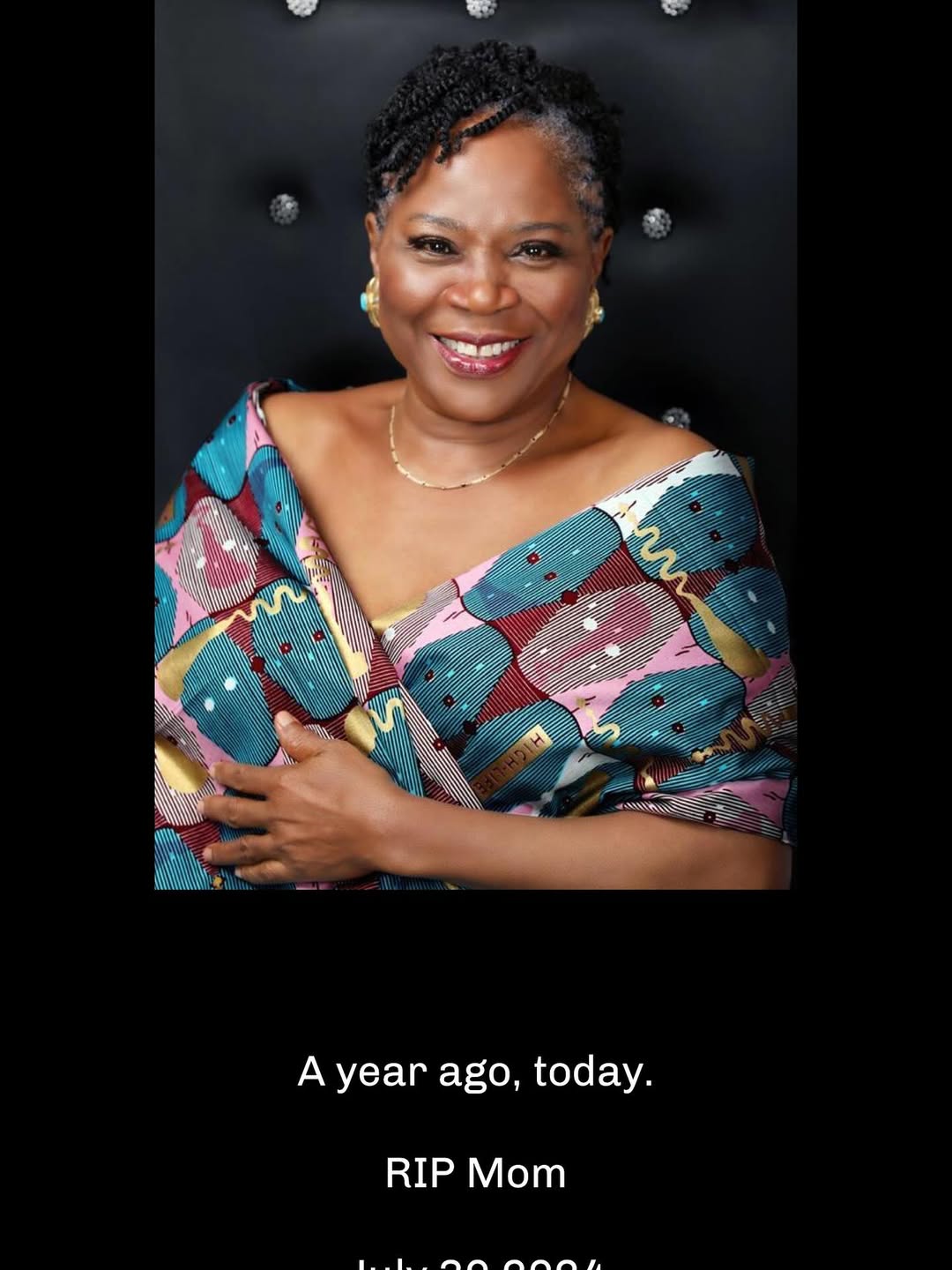 Onyeka Onwenu’s Son Remembers Mom On First Death Anniversary