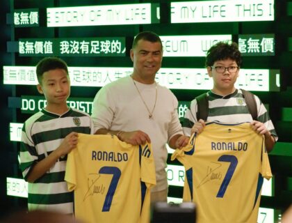 Fans Queue Up for Cristiano Ronaldo Exhibition in Hong Kong