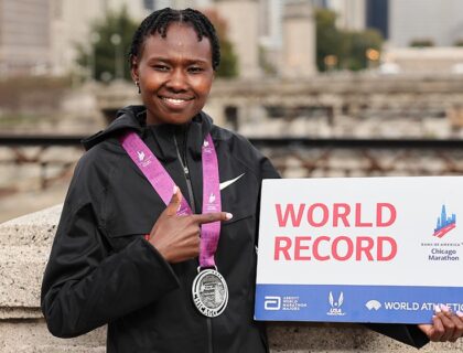 Ruth Chepngetich Suspended After Positive Drug Test for Banned Diuretic