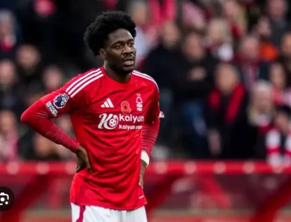 Nottingham Forest’s Ola Aina Out for Three Months With Hamstring Injury