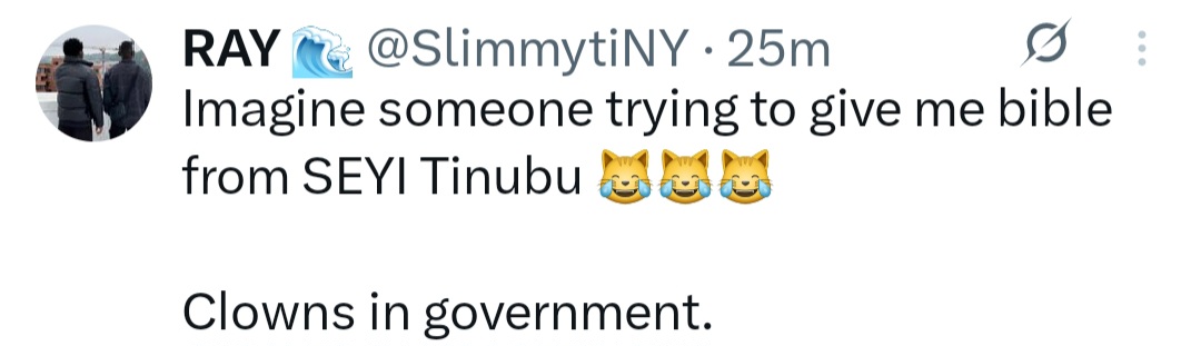 Nigerians React As One Million Bibles Are To Be Distributed Nationwide in Honor of Seyi Tinubu