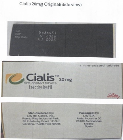 NAFDAC Alerts Nigerians to Beware of Counterfeit Cialis Tablets 