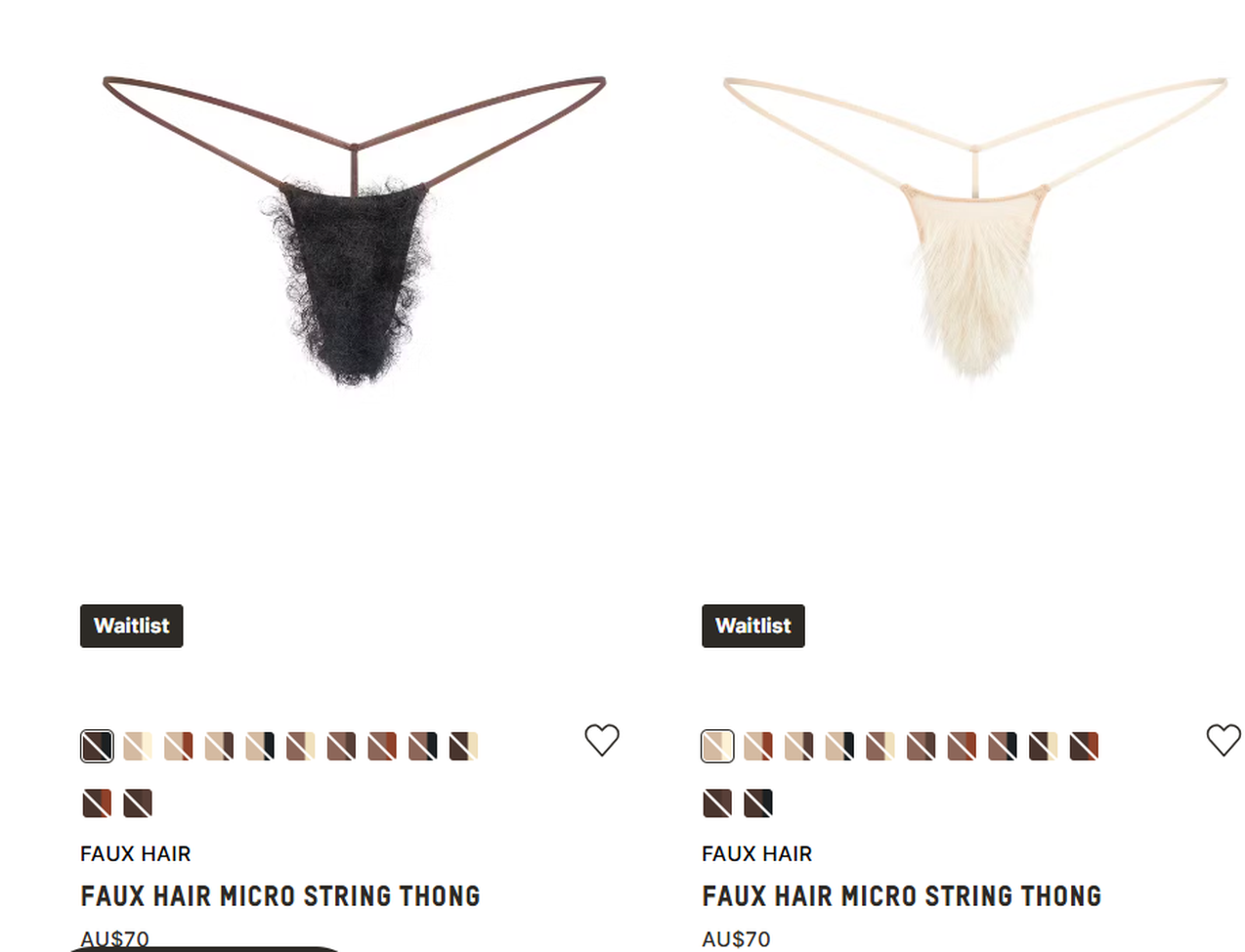 Kim Kardashian’s Skims Sells Out Controversial Faux Hair Thong